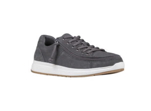 Billy Footwear - Zapatos Grey Suede Comfort Low